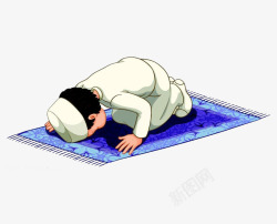 祭祀的男孩素材