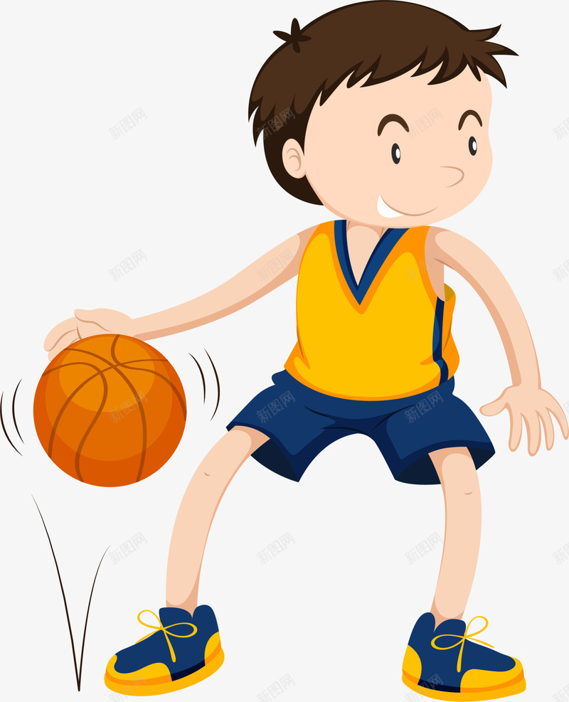儿童节打篮球的男孩png免抠素材_新图网 https://ixintu.com NBA 儿童节 可爱男孩 打篮球的男孩 拍篮球 运动