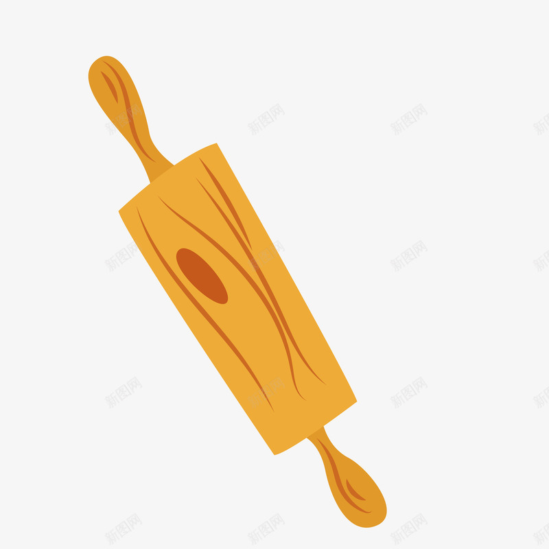 木质擀面杖手绘图png免抠素材_新图网 https://ixintu.com 卡通 厨房用具 手绘图 木质擀面杖 面条 面食