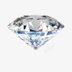 深蓝色钻石摄影钻石切割效果高清图片