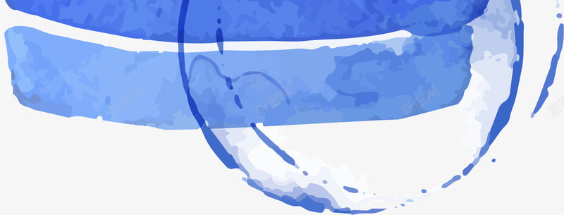 手绘蓝色水桶图案png免抠素材_新图网 https://ixintu.com 健康 免抠PNG 多喝水 水 水彩颜料 英文 颜料花