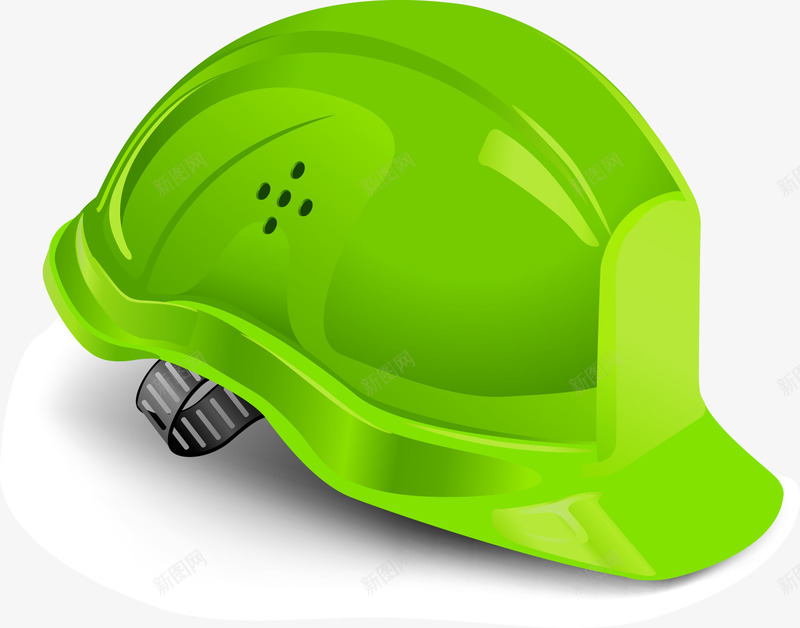 绿色安全帽png免抠素材_新图网 https://ixintu.com 安全 安全帽 绿色