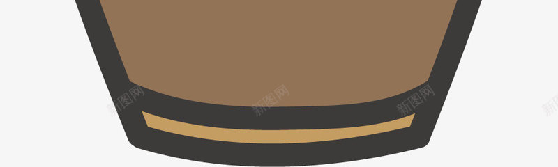 棕色的水缸矢量图ai免抠素材_新图网 https://ixintu.com 储水 卡通 图形 图案 棕色 椭圆形 水缸 矢量图