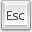 电脑Esc键图标图标