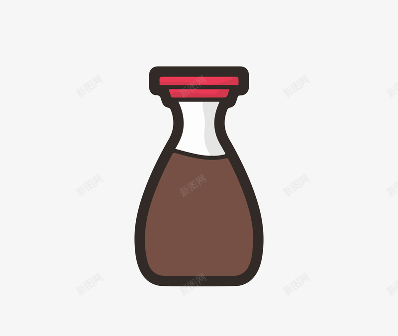 食品瓶矢量图图标ai_新图网 https://ixintu.com ai格式 icon 图标 手绘酱油瓶 打酱油 瓶 矢量图 调料瓶 酱油 酱油瓶 食品瓶