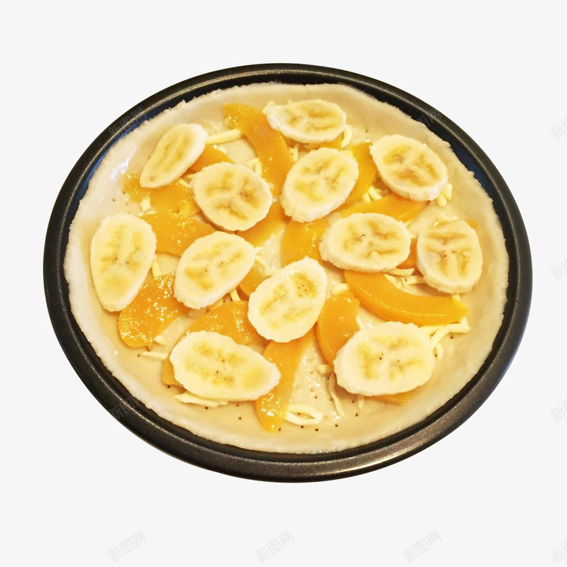 美味香蕉黄桃水果披萨png免抠素材_新图网 https://ixintu.com 必胜客 水果披萨 美味西餐 西餐主食 西餐披萨 面点烘焙 香蕉披萨