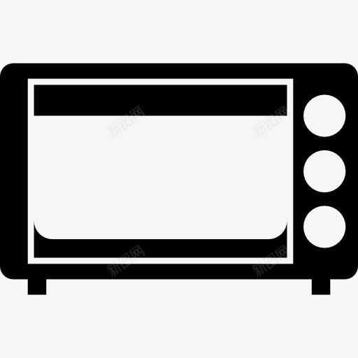 微波炉图标png_新图网 https://ixintu.com 厨房包 厨房用具 工具和器具 微波炉 烤箱