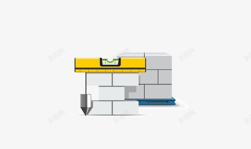 搬砖机器图标png_新图网 https://ixintu.com 卡通图标 家具家居 搬砖 装修