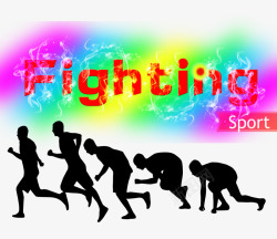英文图标Fightingsport高清图片