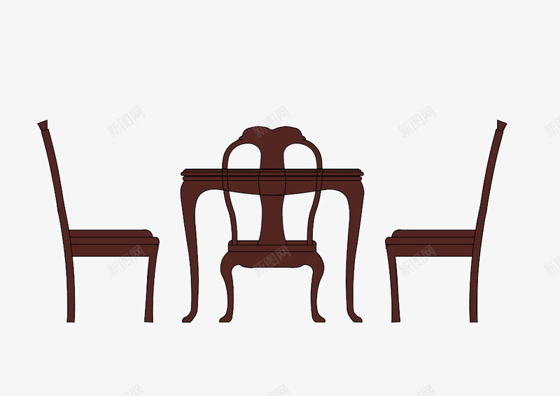 桌椅png免抠素材_新图网 https://ixintu.com 会议桌 凳子 圆桌 木桌椅 桌子 桌椅 椅子 聚会吃饭 聚餐桌 餐桌