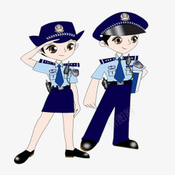 民警元素素材