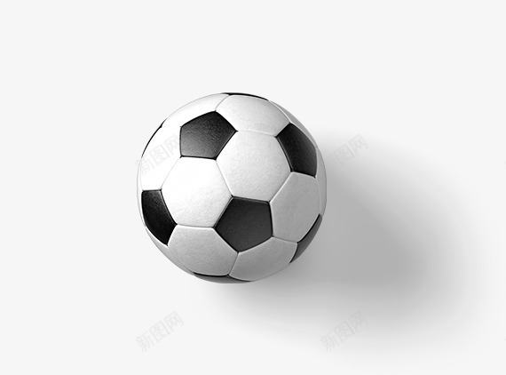 俯视足球png免抠素材_新图网 https://ixintu.com 一颗足球 俯视 足球 运动 高清