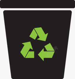 黑色垃圾桶黑色垃圾桶图图标高清图片
