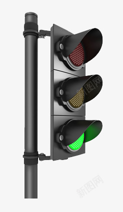 黑色的交通专用灯图标png_新图网 https://ixintu.com 安全 提醒 规定