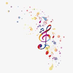 音乐元素唯美音乐符号元素高清图片