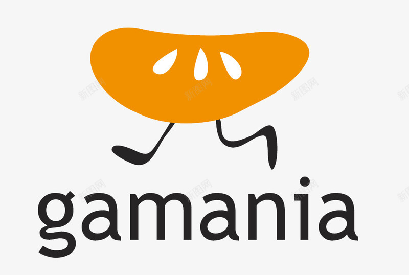 奔跑的橘子logo图标png_新图网 https://ixintu.com logo logo设计 桔子 桔子logo 橘子 橘子logo 橘子标志 橙子 橙子logo