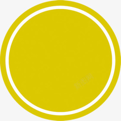 活动海报黄色圆形效果优惠券素材