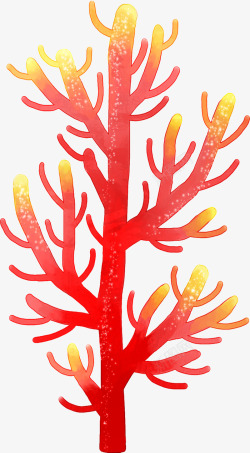 植物海底卡通珊瑚造型素材