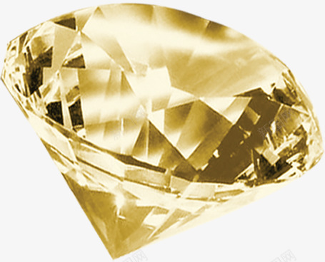 黄色闪耀钻石png免抠素材_新图网 https://ixintu.com 设计 钻石 闪耀 黄色