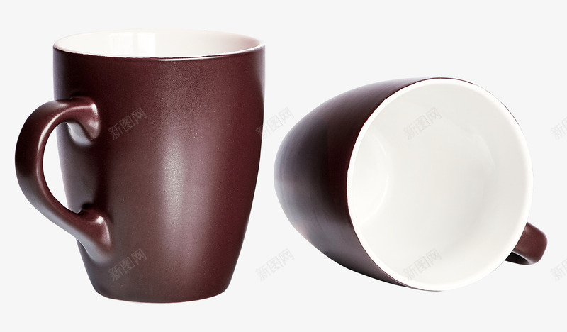 棕色马克杯png免抠素材_新图网 https://ixintu.com 产品实物 咖啡杯 水杯 陶瓷杯
