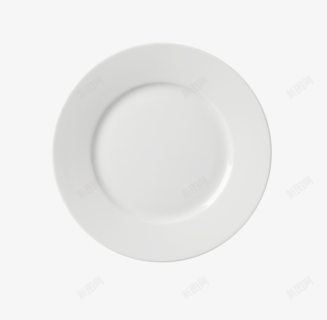 白色的瓷盘子png免抠素材_新图网 https://ixintu.com 圆盘 白色 盘子 餐具 餐厅