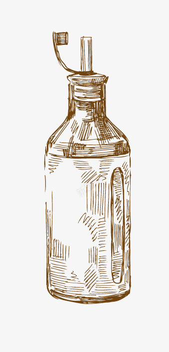 手绘调料瓶png免抠素材_新图网 https://ixintu.com 手绘 烹饪 调料瓶
