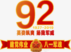 八一建军节92周年素材