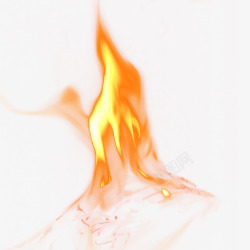 红色燃烧的火焰黄色火苗高清图片
