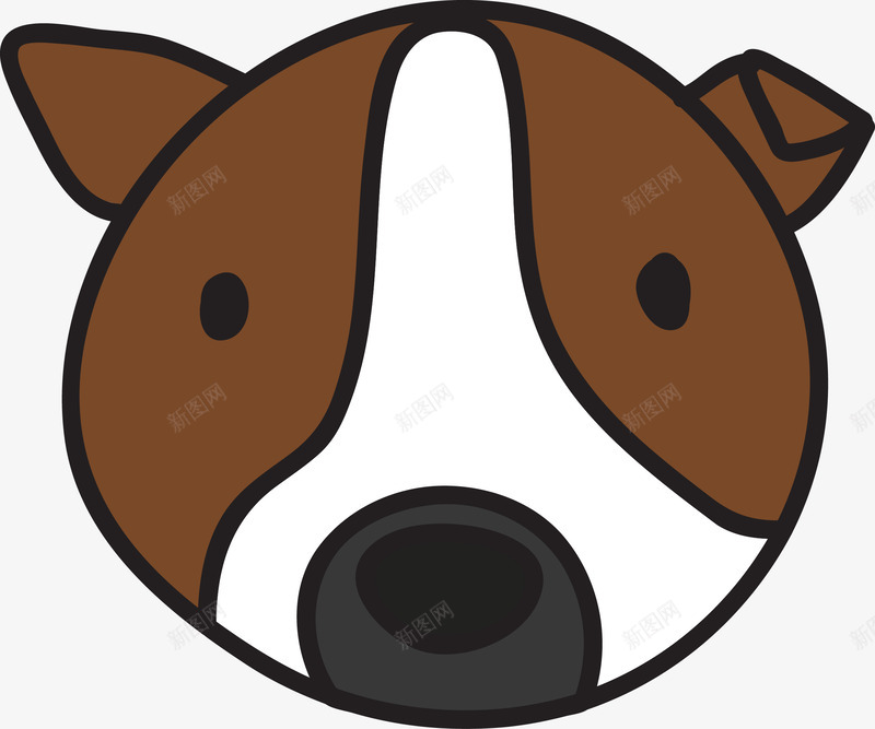 笨笨的小狗头像图png免抠素材_新图网 https://ixintu.com 动物 卡通 哈士奇表情 宠物 小狗 平面设计 手绘哈士奇 狗 狗狗 表情
