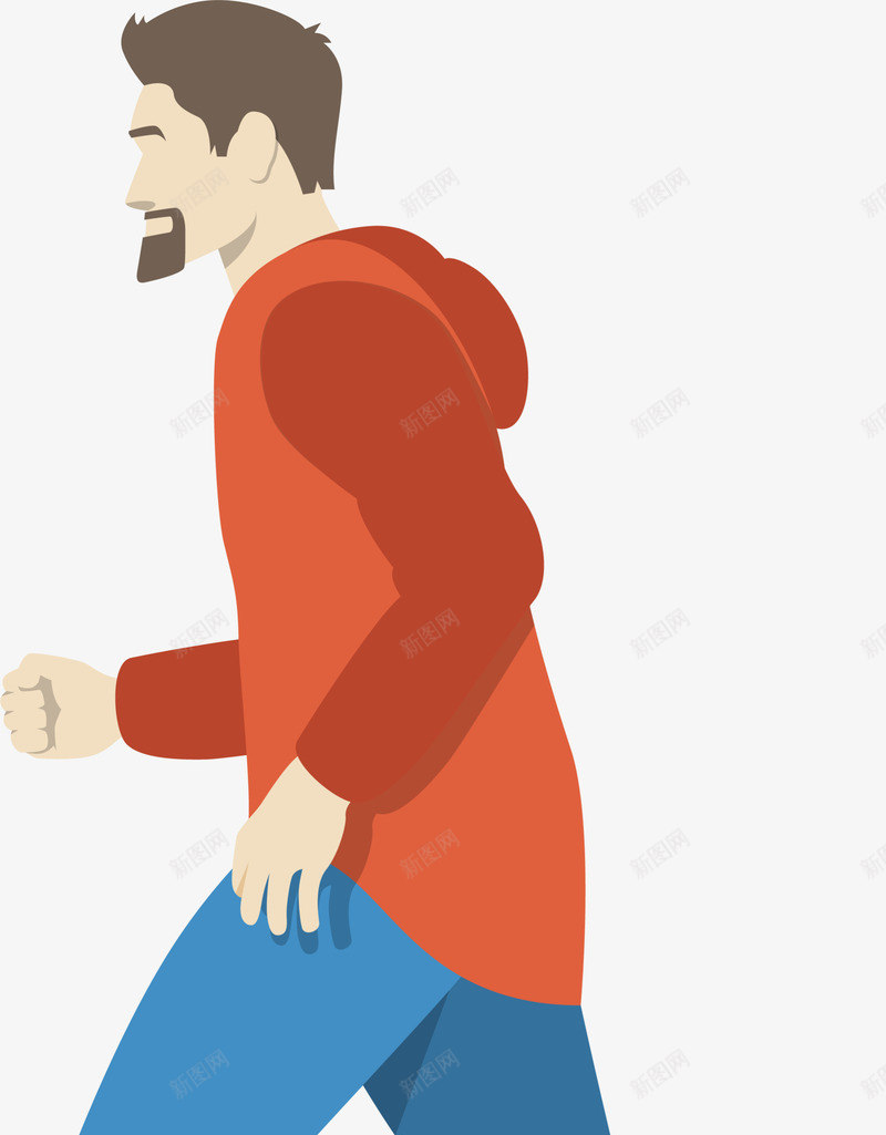 跑步锻炼的强壮男人png免抠素材_新图网 https://ixintu.com 健身 奔跑 强壮男人 慢跑 跑步锻炼 马拉松