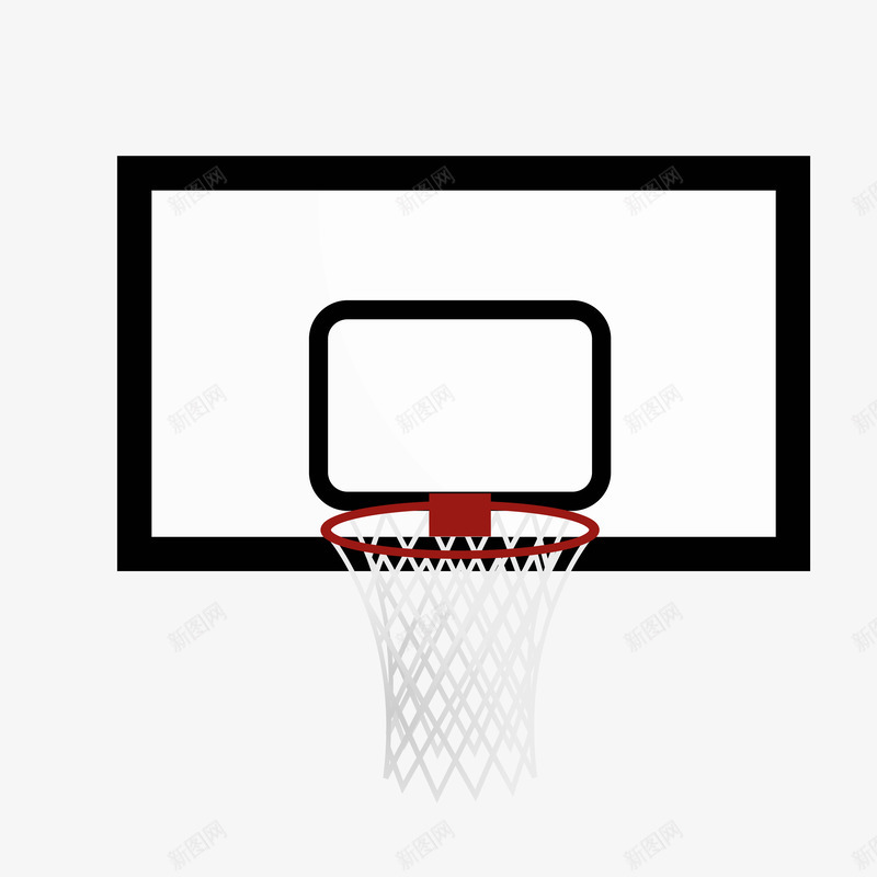 篮球框png免抠素材_新图网 https://ixintu.com 体育健身 比赛 篮球框 运动