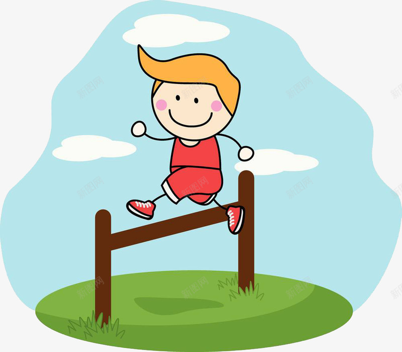 奔跑跳高的男孩png免抠素材_新图网 https://ixintu.com 体育课 奔跑 小孩 快跑 跑 跑步 跑步小孩 跳跃 跳高 运动 锻炼 飞奔