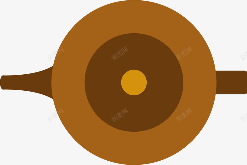 茶壶矢量图ai免抠素材_新图网 https://ixintu.com 棕色 水壶 茶 茶壶 矢量图