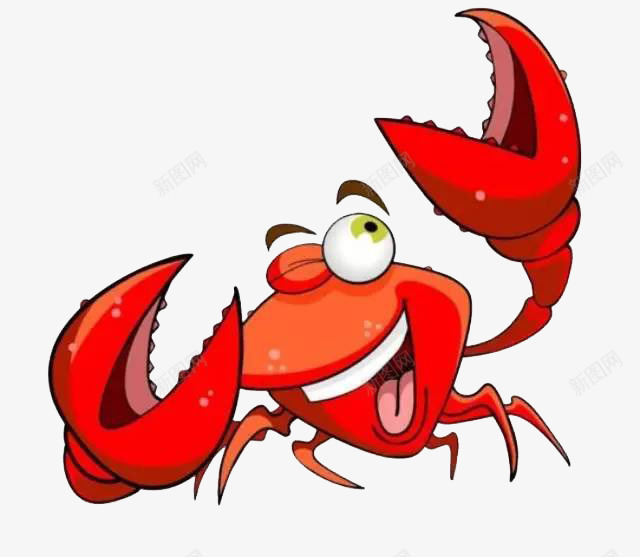 大龙虾png免抠素材_新图网 https://ixintu.com 俏皮表情 好吃的龙虾 红色的龙虾 調皮的龙虾