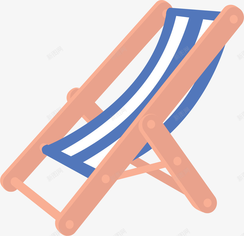沙滩度假懒人躺椅矢量图ai免抠素材_新图网 https://ixintu.com 夏天 懒人躺椅 沙滩 沙滩躺椅 矢量png 躺椅 矢量图