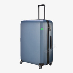 淡蓝色时尚拉杆行李箱素材