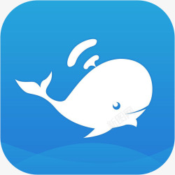 大蓝鲸图标手机大蓝鲸软件logo图标高清图片