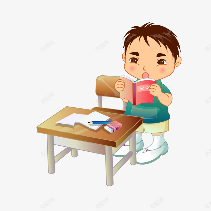 看书学习知识的男孩矢量图ai免抠素材_新图网 https://ixintu.com 书本 儿童世界 动漫 卡通 卡通娃娃 卡通玩偶 插画 椅子 橡皮 水墨 水彩 男孩 看书学习知识的男孩 矢量图 童话世界 背景画 自主学习 课桌 铅笔