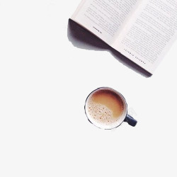 书本和咖啡素材