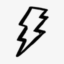 闪电icon图标图标