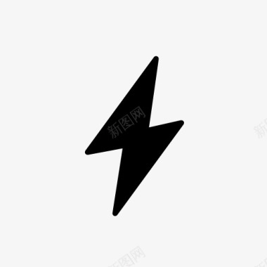 闪电logo图标图标
