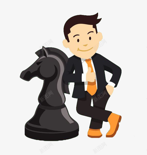 手绘卡通棋子png免抠素材_新图网 https://ixintu.com 下棋卡通 卡通人物 国际象棋 手绘 手绘下棋 棋子 西洋棋