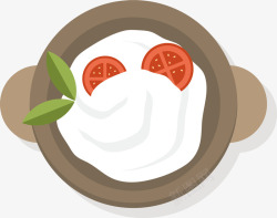 砂锅炖菜矢量图素材