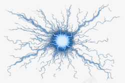 闪电球闪电图案高清图片