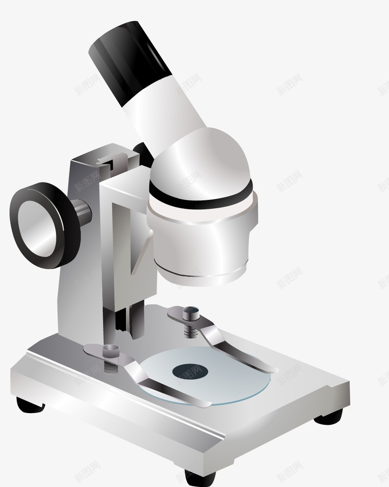 实验室器材显微镜png免抠素材_新图网 https://ixintu.com 仪器 卡通 器材 实验 显微镜 矢量仪器
