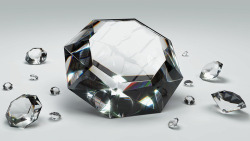 镶彩钻钻石展览高清图片
