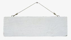 白色光滑挂着的木板实物素材