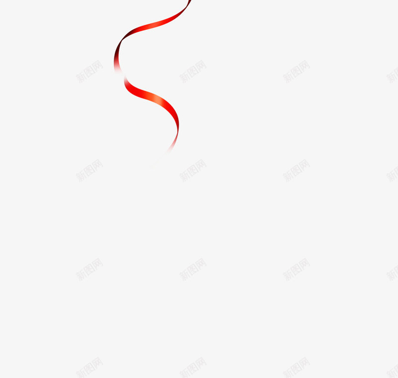 红色长条丝带飘带png免抠素材_新图网 https://ixintu.com 动态飘带 礼物装饰 红色 织带 长条丝带 飘带