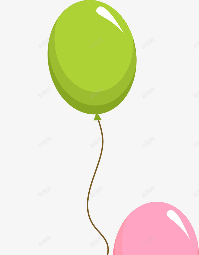 绿色卡通圆形气球png免抠素材_新图网 https://ixintu.com 卡通 圆形 抓气球的熊 气球 绿色 飞起来的气球