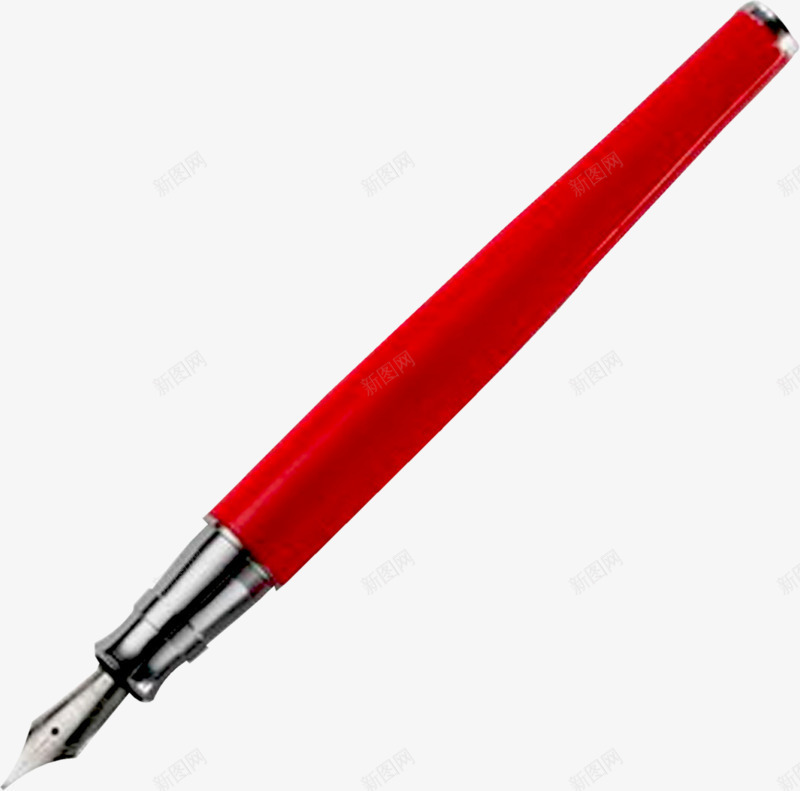 红色钢笔png免抠素材_新图网 https://ixintu.com 学习 笔 红色 钢笔